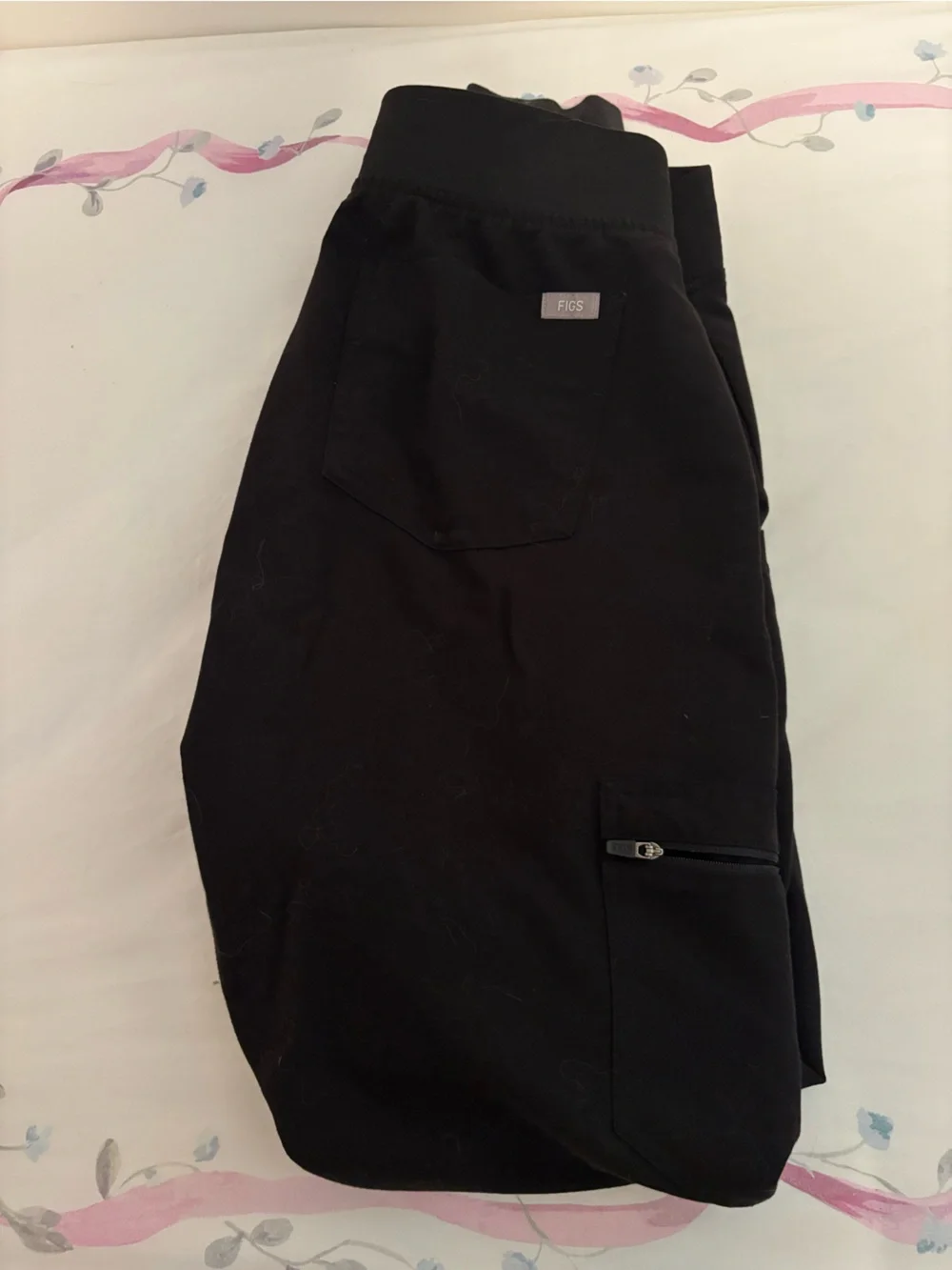 Figs Black Zamora Jogger Style Scrub Pants